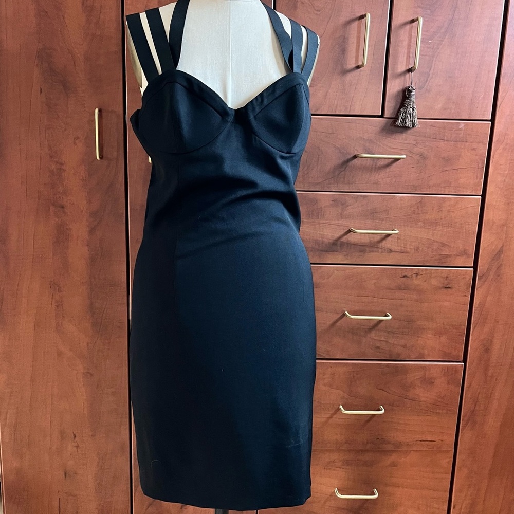 Michael Kors Multi Strap/Halter Sheath Dress